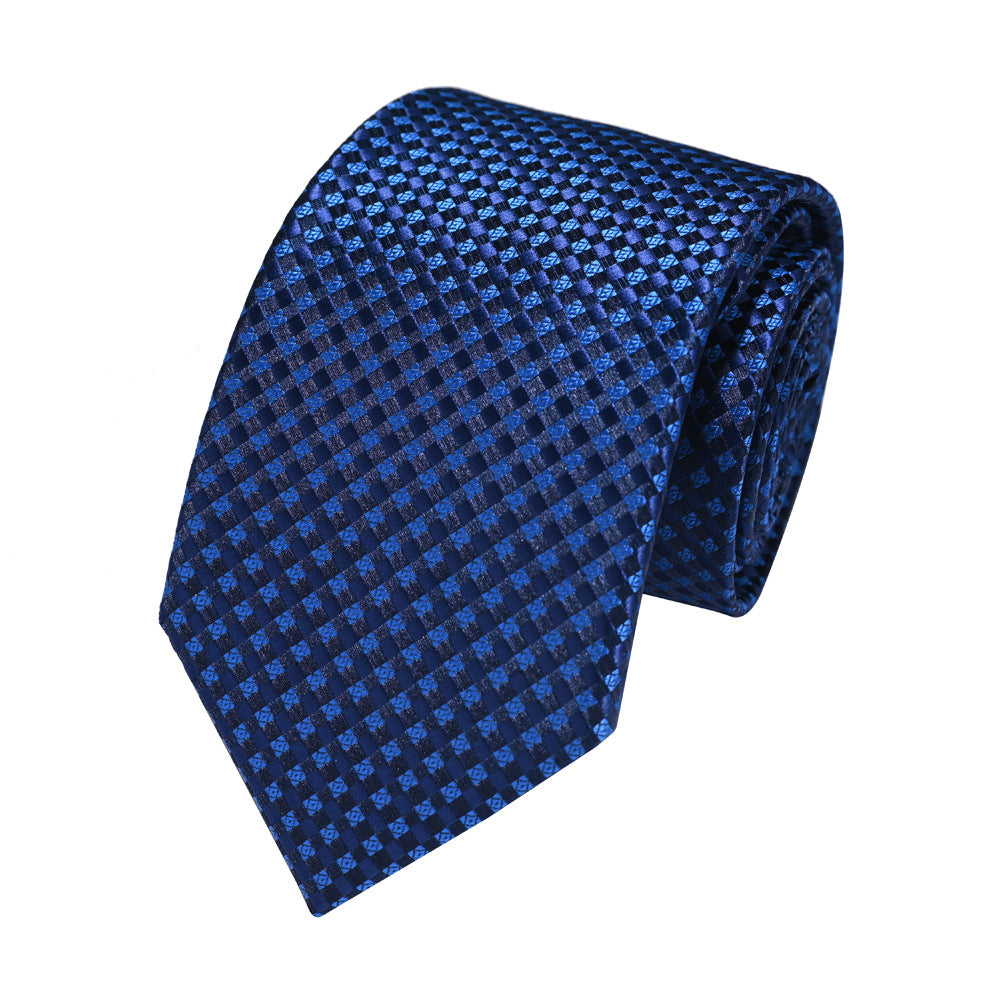 New Men's Polyester Silk Arrow Type Tie