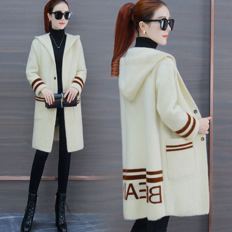 Loose Double-faced Fleece Clothes Mink Coat