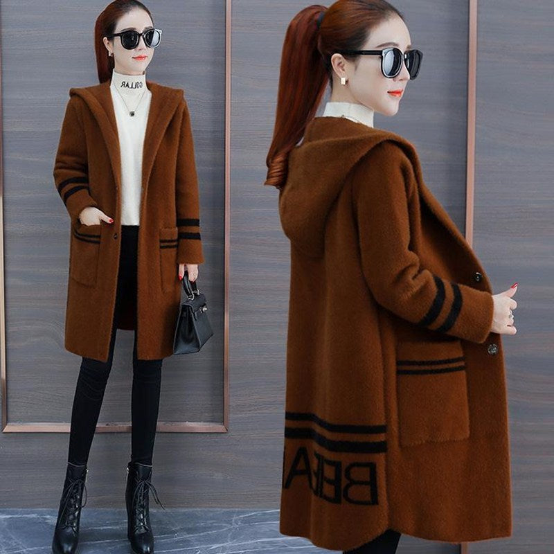 Loose Double-faced Fleece Clothes Mink Coat