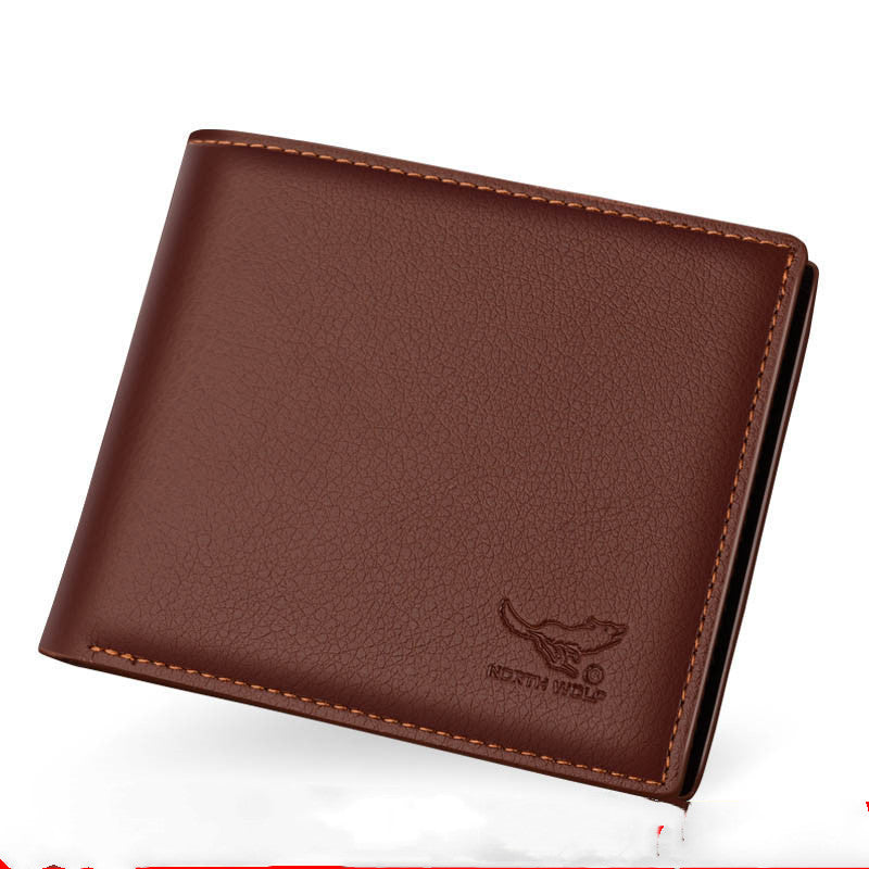 Wallet men's short zipper Korean wallet