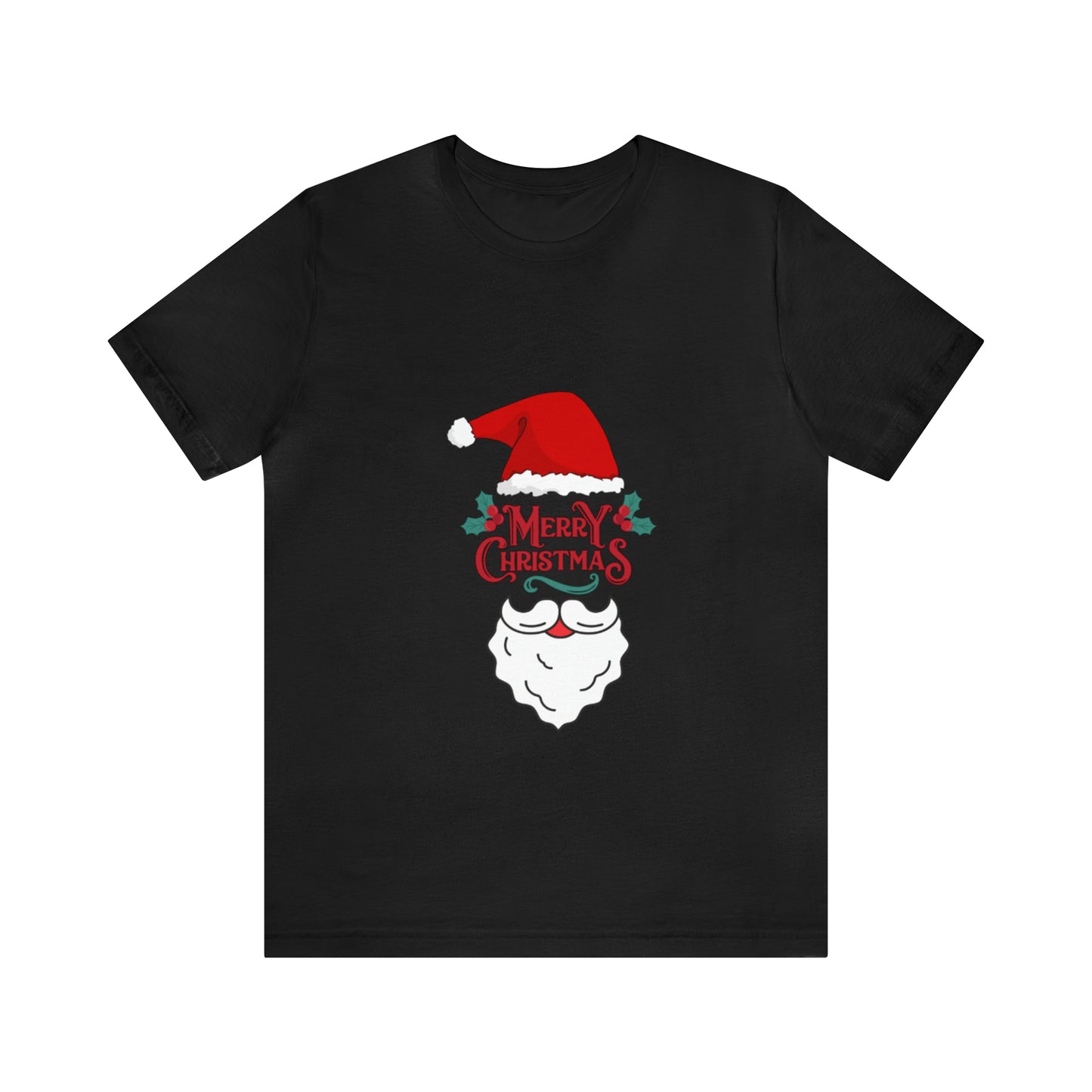 Feliz Navidad Unisex Jersey camiseta de manga corta