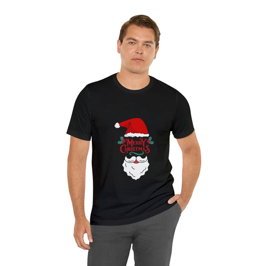 Feliz Navidad Unisex Jersey camiseta de manga corta