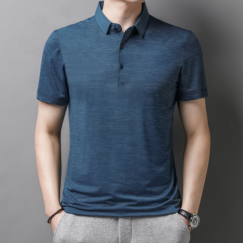 Summer New Short-Sleeved Polo Shirt Men