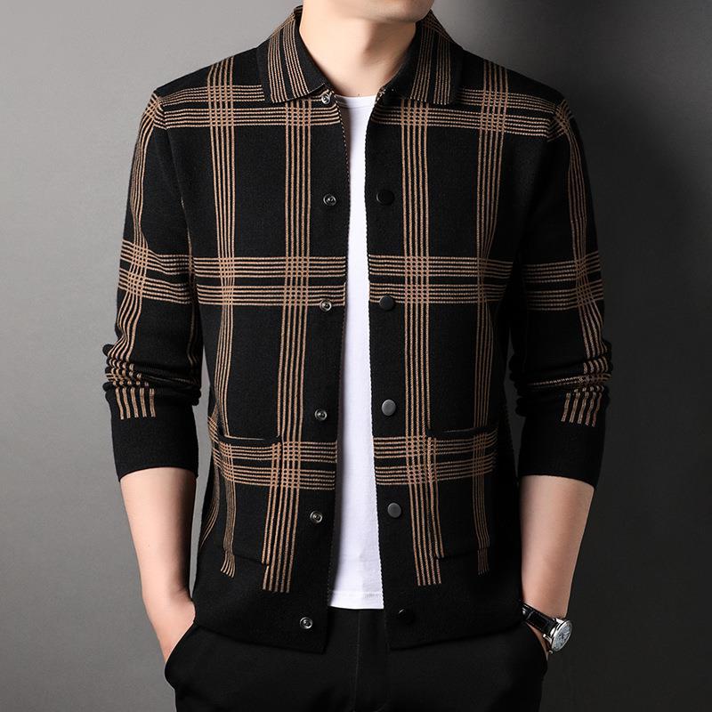 Korean Style Trendy Loose Casual Youth Lapel Outerwear Sweater