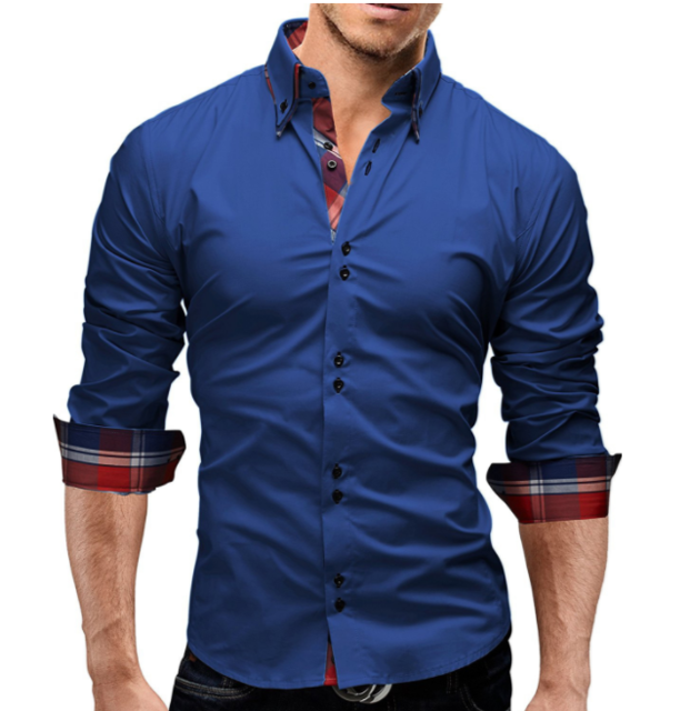 Camisa clásica interior delgada para hombre