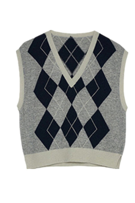 Knitwear vest vest jacket woman