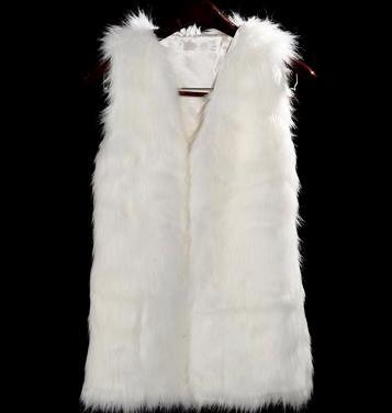 Faux Fox Fur Vest Women's Warm Vest Vest