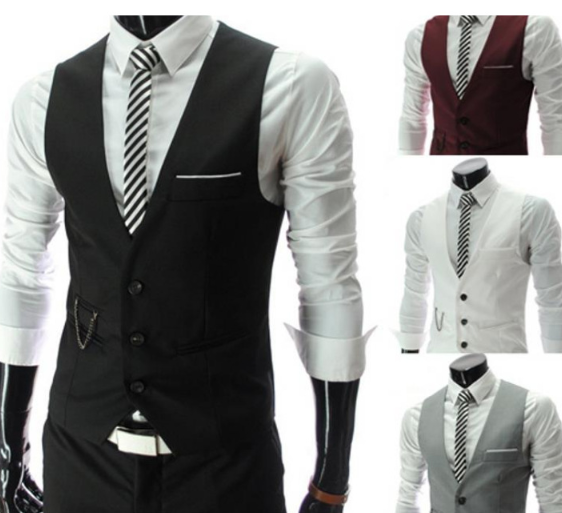 Suit vest male suit vest