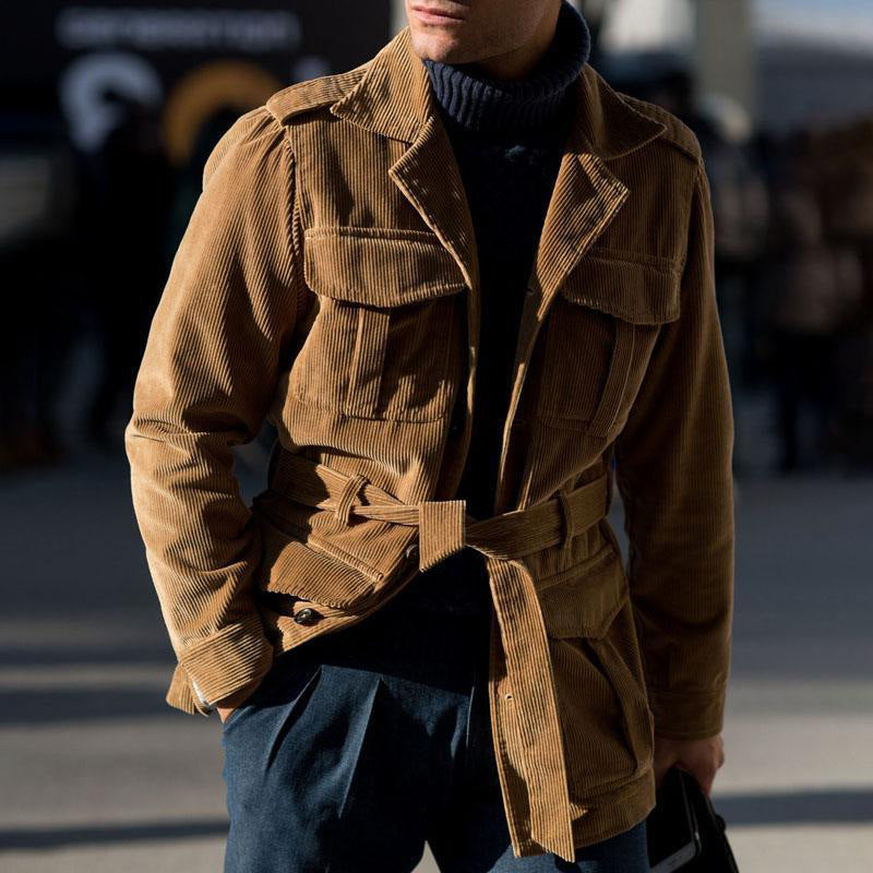 Casual Men's Clothing Creative Coat