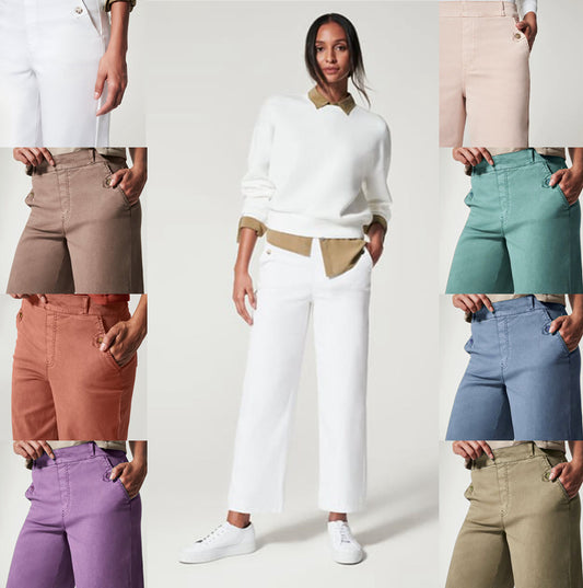 Multi-Color Loose Temperament Casual Women's Pants