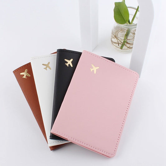 Leather Document Package Travel Protective Case Passport Case