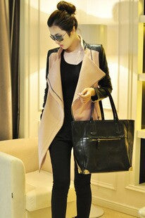 European and American new style woolen coat women