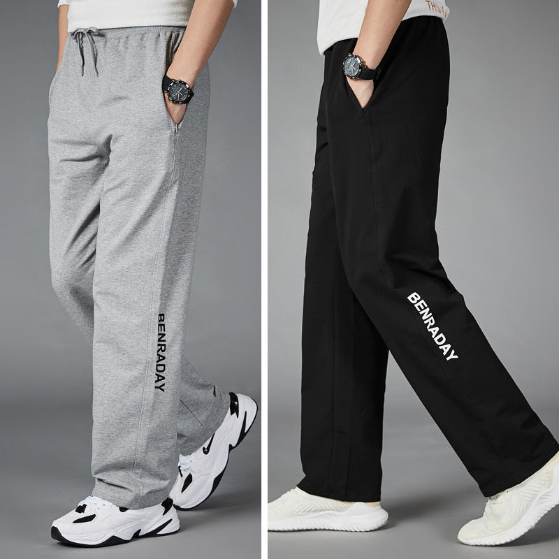 Men's Sports Pants Plus Fat Large Size Youth Running Pants Men