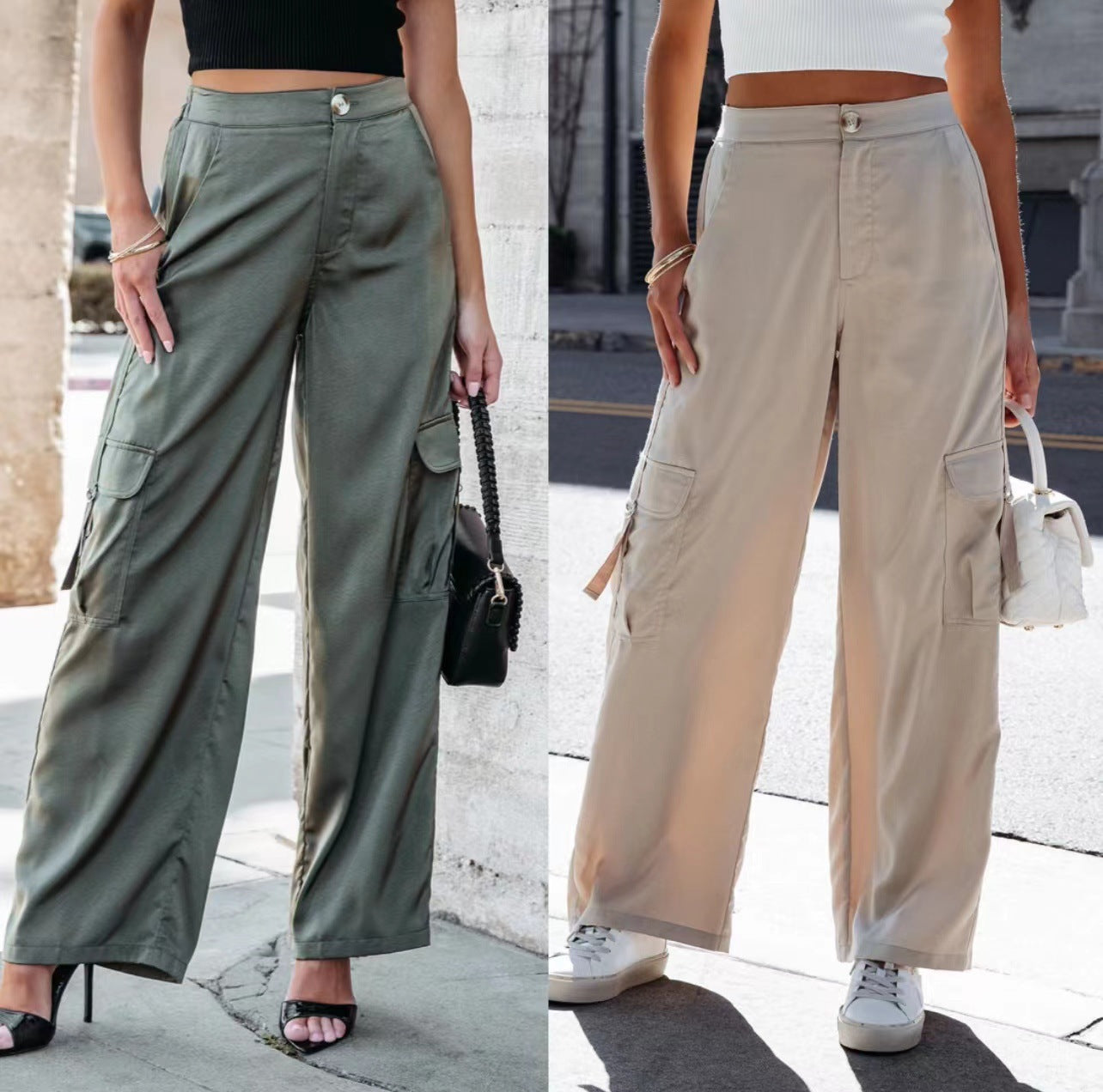 Cargo Pants Fashion Loose Female