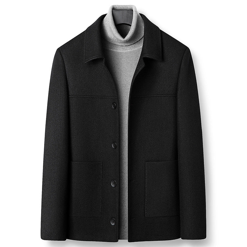 Wool Jacket Men's Woolen Coat