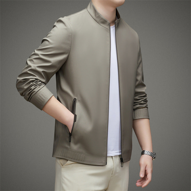 Coat Men's Polo Collar Jacket