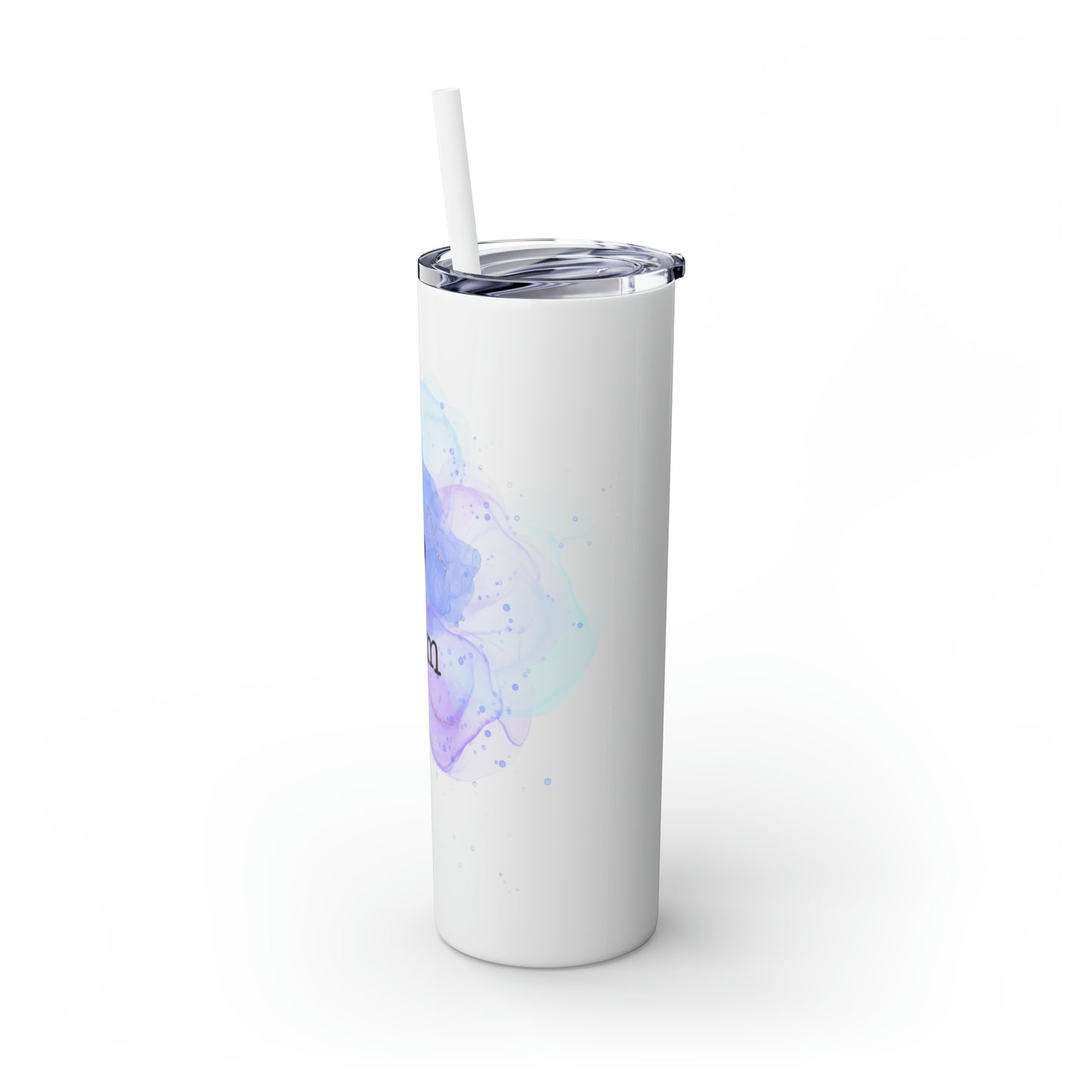 I am logo Skinny Tumbler with Straw, 20oz