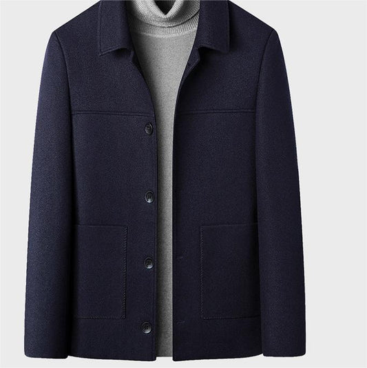 Wool Jacket Men's Woolen Coat