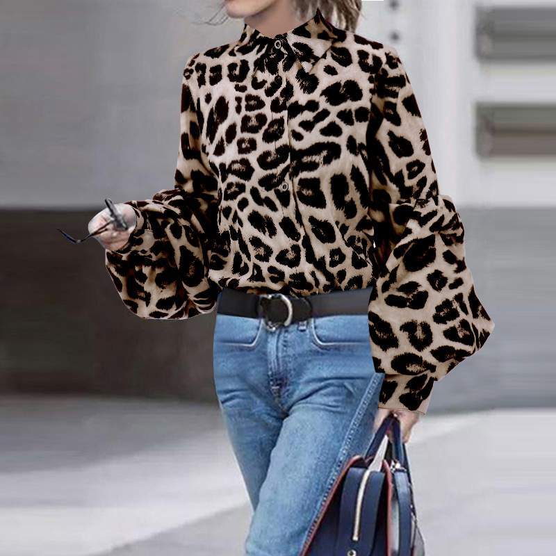 Women Sexy Leopard Print  Tops