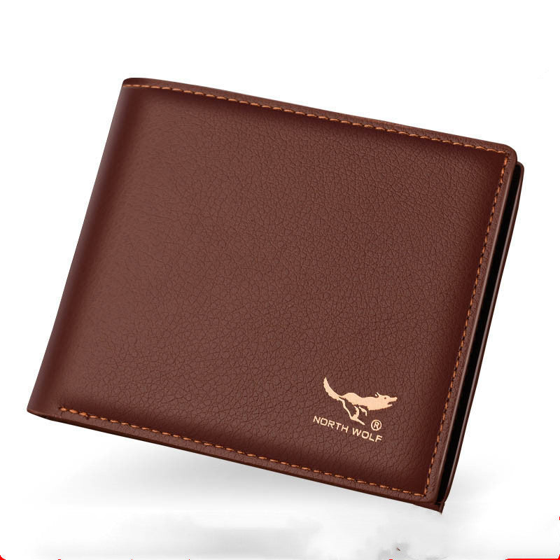 Wallet men's short zipper Korean wallet