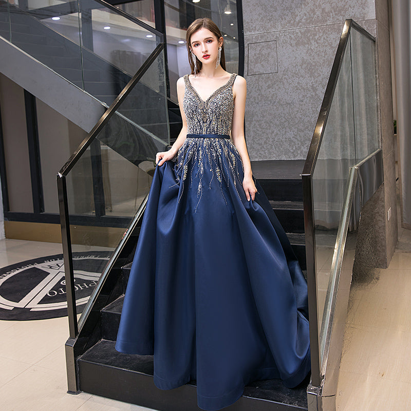 Women's Fashion Temperament Long Party Dresses