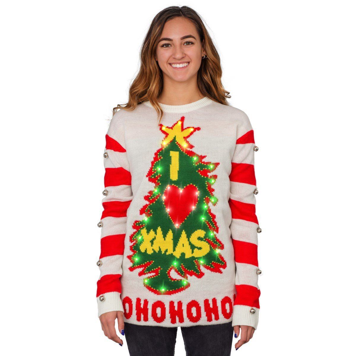 European And American Christmas Bell Sweater Woman