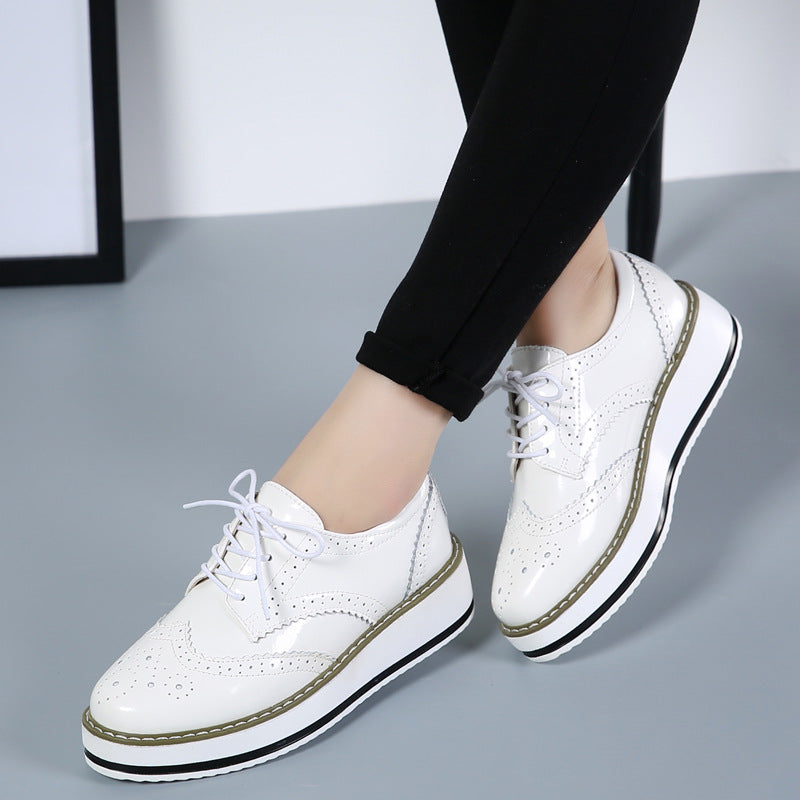 Lace-up Flats Shoes Sports British Style