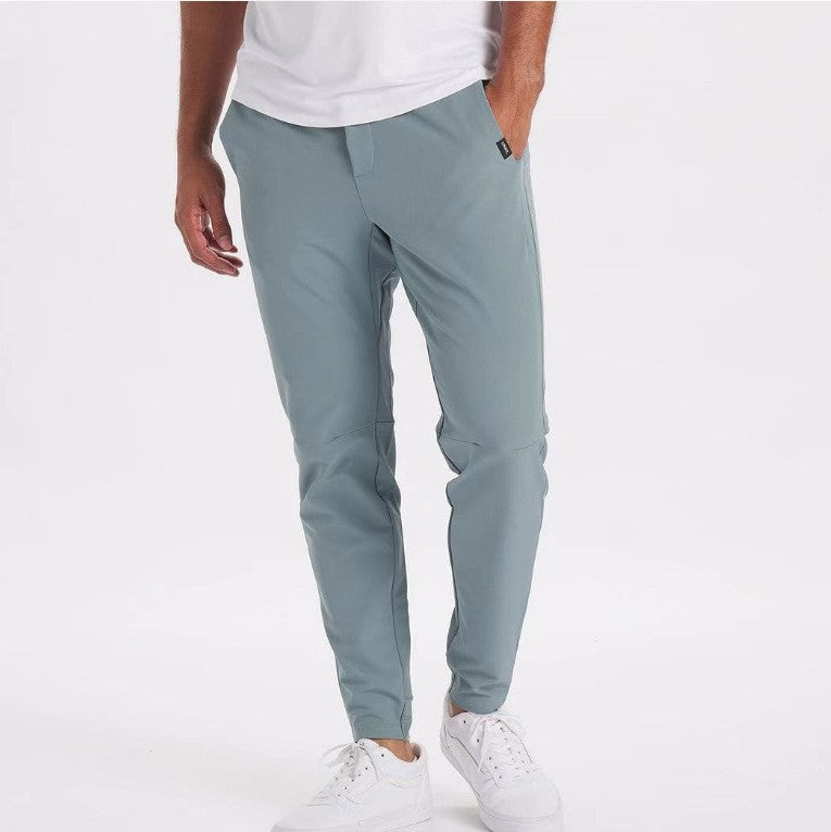 Men's Summer Thin Ice Silk Leisure Trousers