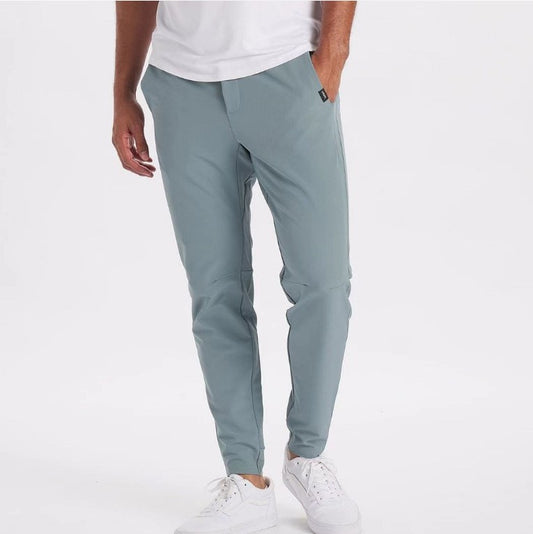 Pantalones de ocio de seda de hielo finos de verano para hombre