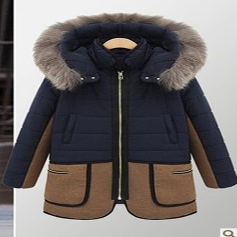 New slim plus size hooded padded coat