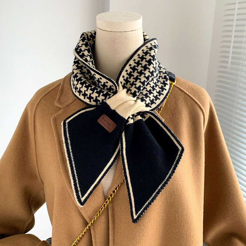 Two-color Warm And Fashionable Decorative Scarf