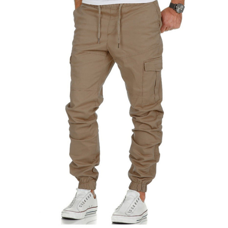 Explosive Style Tooling Multi-pocket Trousers Men's Woven Casual Pants Sports Trousers Men