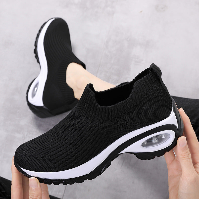 Zapatillas de deporte para mujer Air Cushion malla transpirable zapatos deportivos para correr