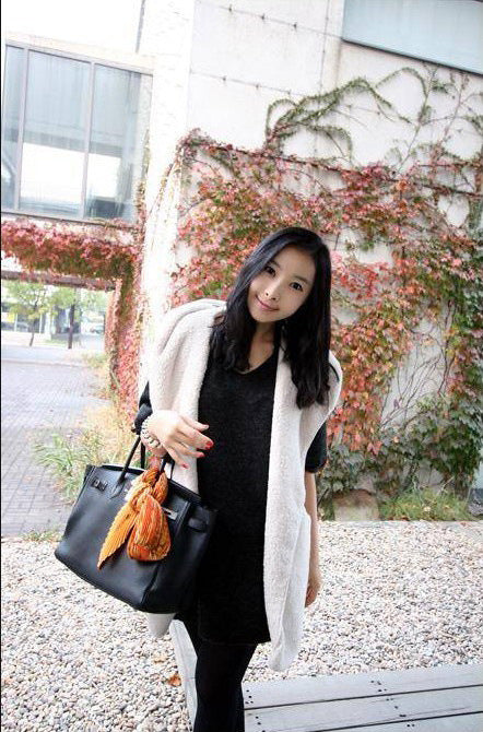 Medium-length Plush Jacket With Lamb-like Wool Warm Plus Size Vest