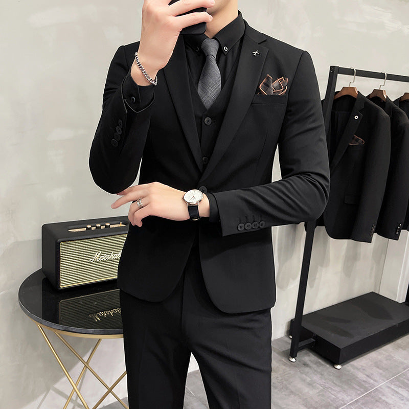 Spring And Autumn Suit Men's Slim Fit Casual