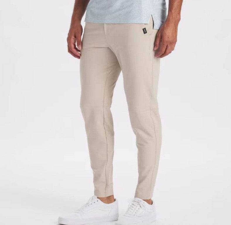 Pantalones de ocio de seda de hielo finos de verano para hombre