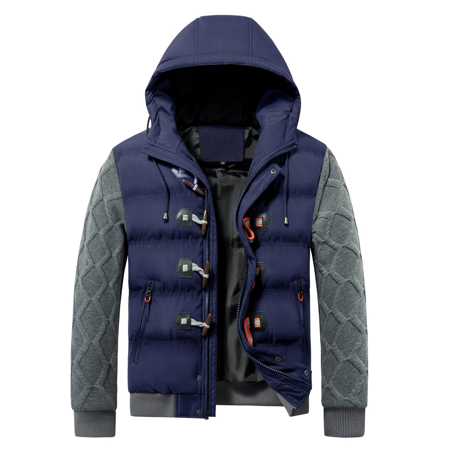 Fashion Men's Trendy Patchwork Coat