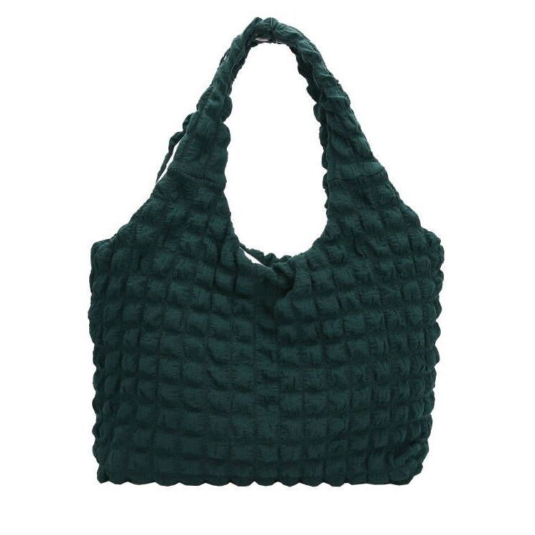 Bolso de hombro plisado bonito para mujer, bolso de nube de gran capacidad para axila, bolsos de moda de invierno para niñas