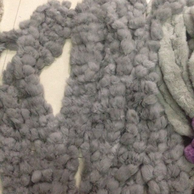 Four-row Ball Rabbit Fur Scarf