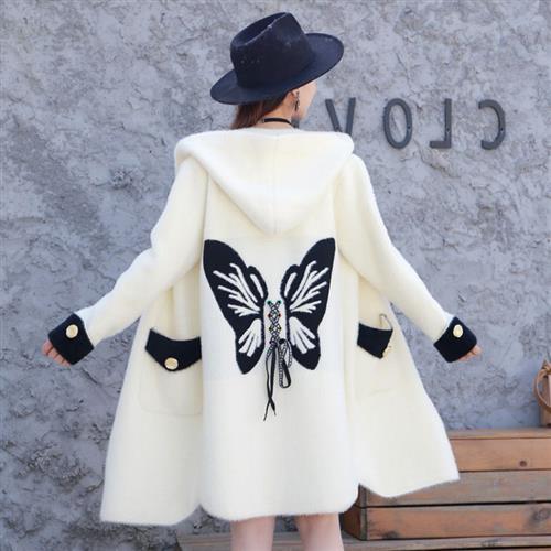 Loose Double-faced Fleece Clothes Mink Coat