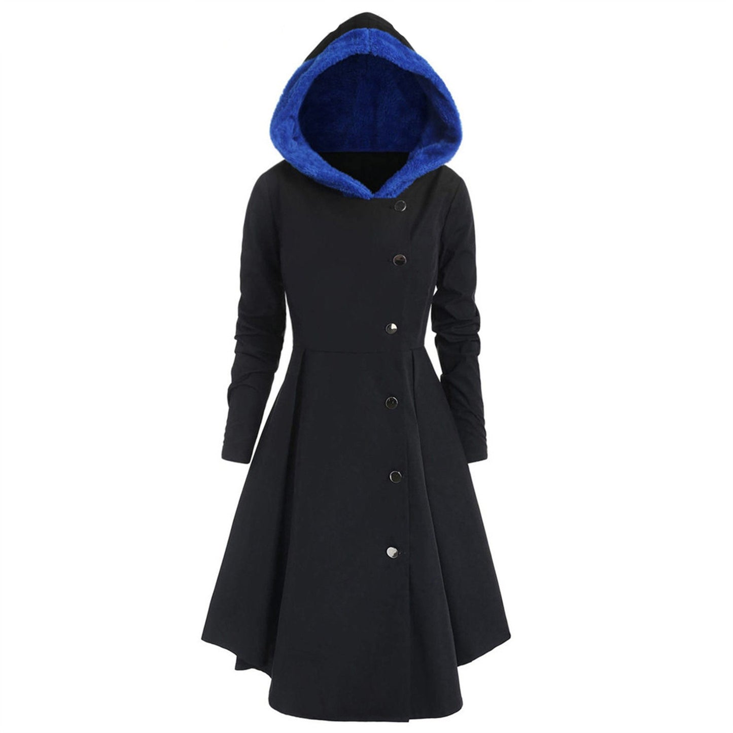 Bombshell Christmas Trench Women's Long Hooded Coat Woman