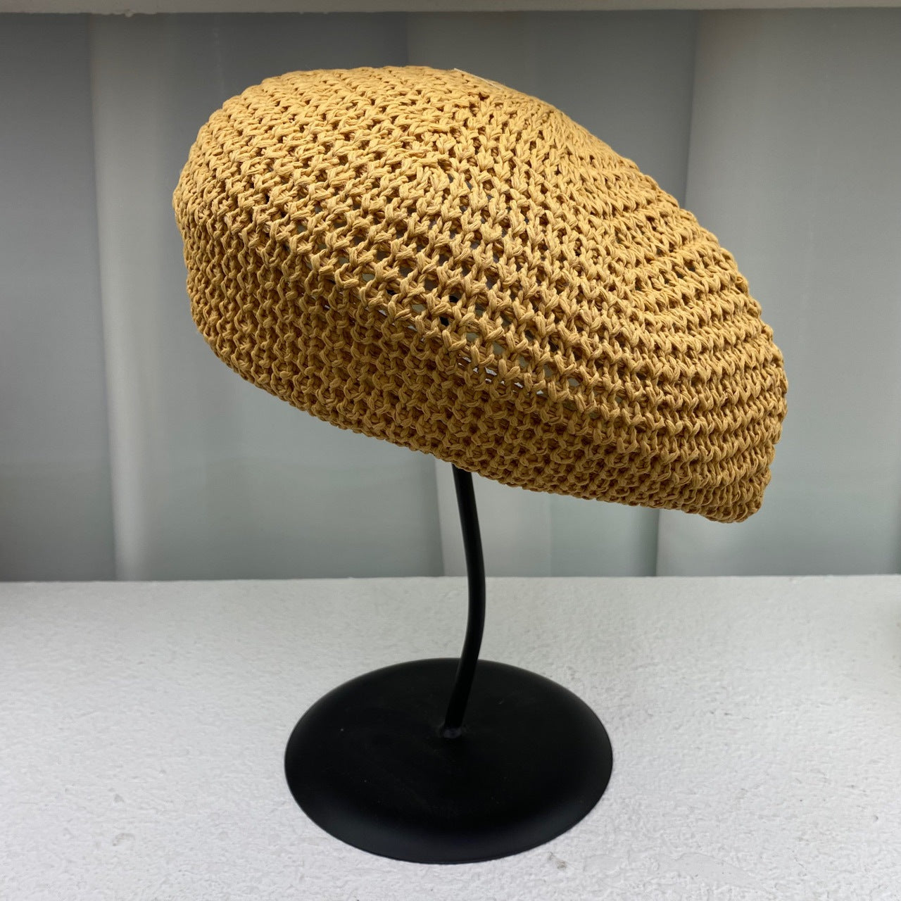 Women's Summer Large Size Thin Woven Beret