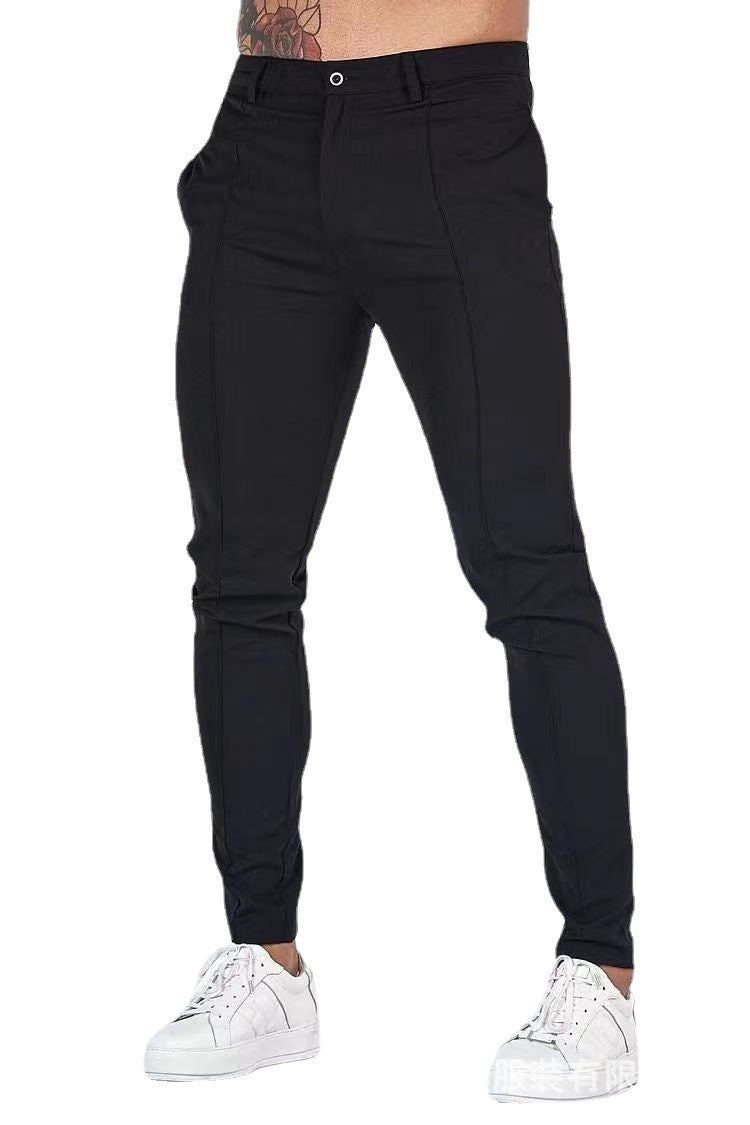 Spring New Men's Outdoors Slim-fit Trousers Straight Sports Pants