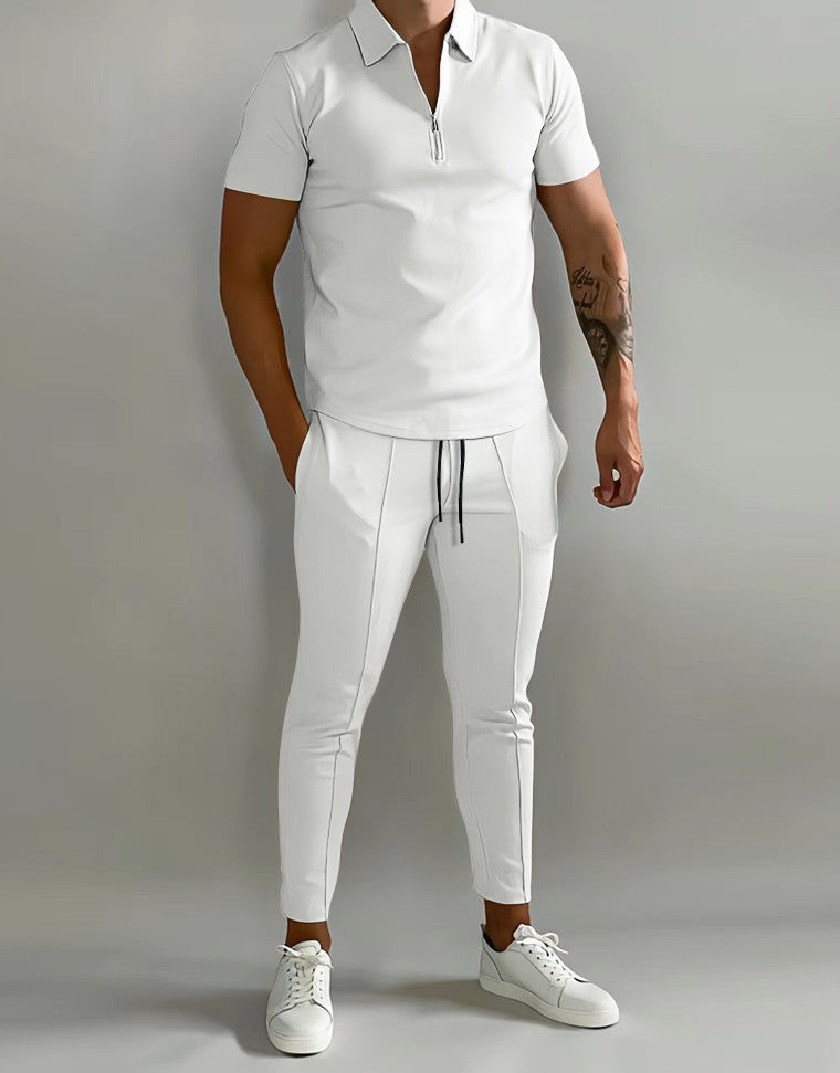 Traje deportivo informal delgado para hombre popular de verano