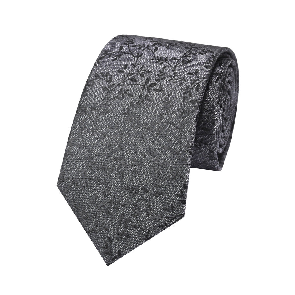 New Men's Polyester Silk Arrow Type Tie