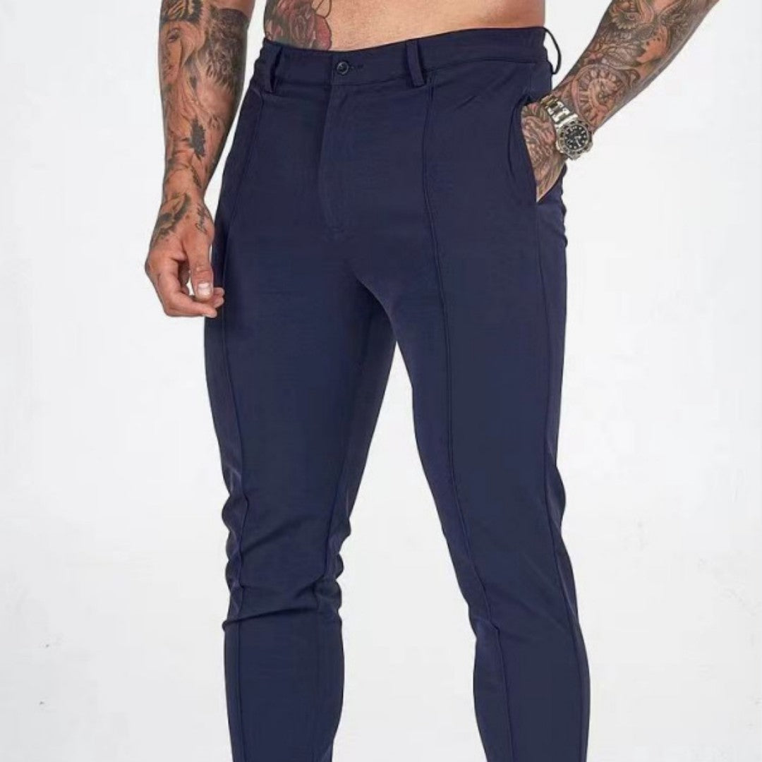 Spring New Men's Outdoors Slim-fit Trousers Straight Sports Pants