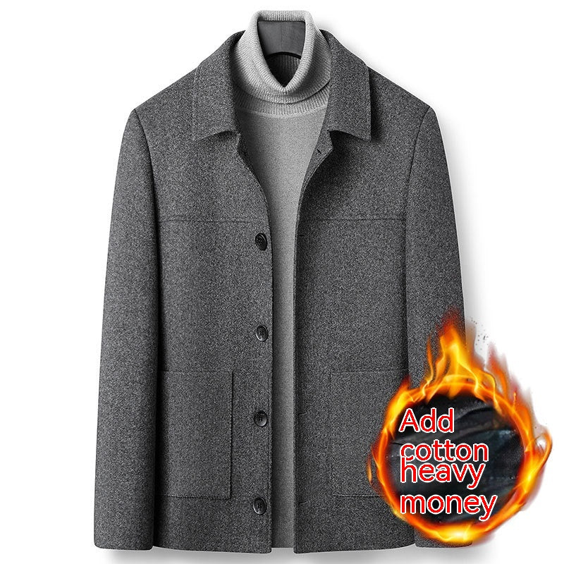 Wool Jacket Men's Woolen Coat