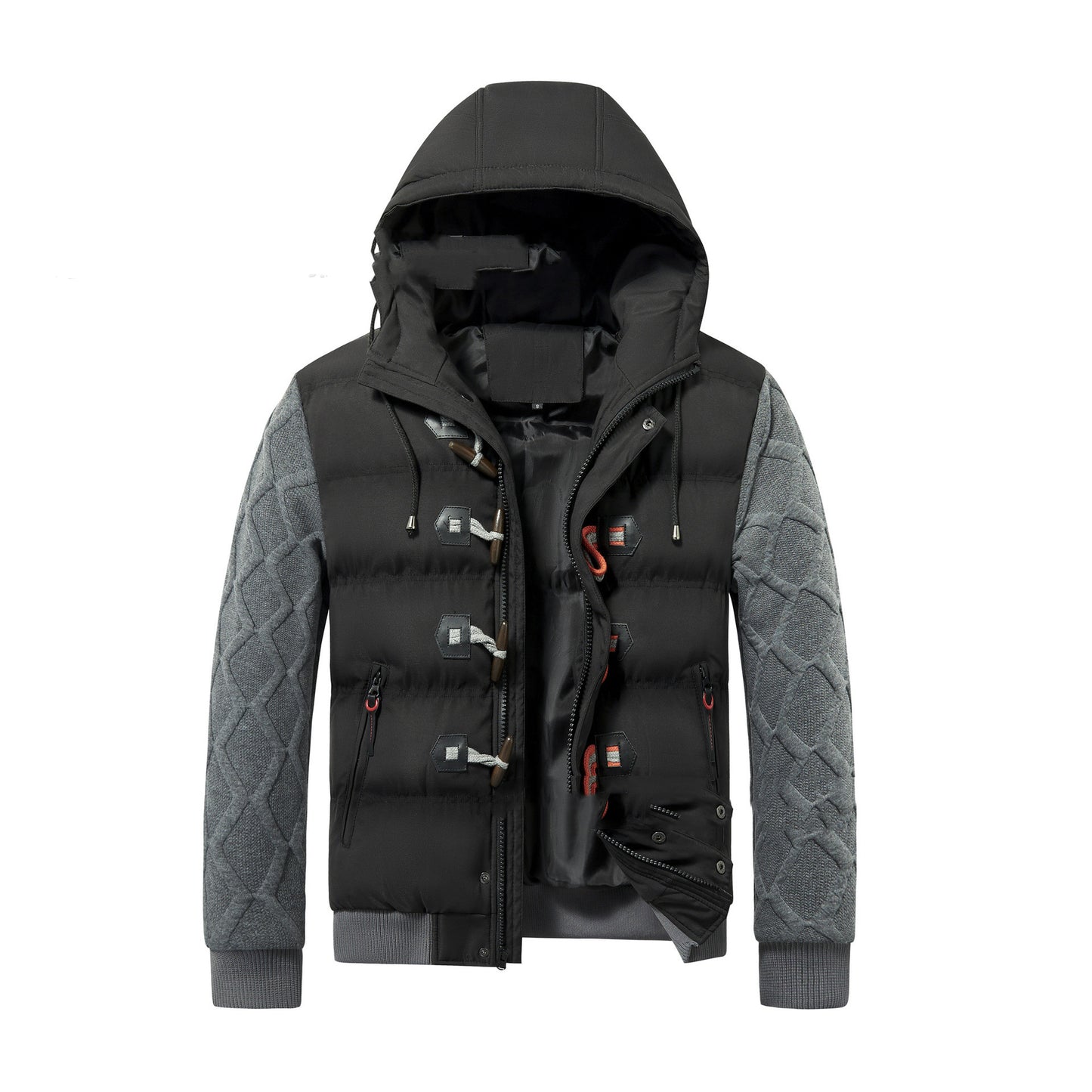 Fashion Men's Trendy Patchwork Coat