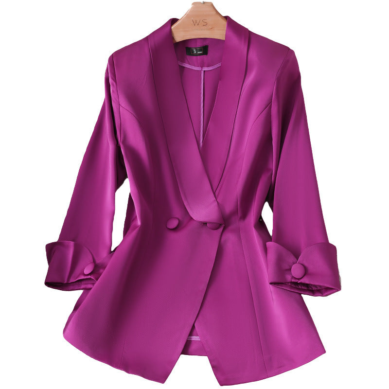 Purple Suit Jacket Women