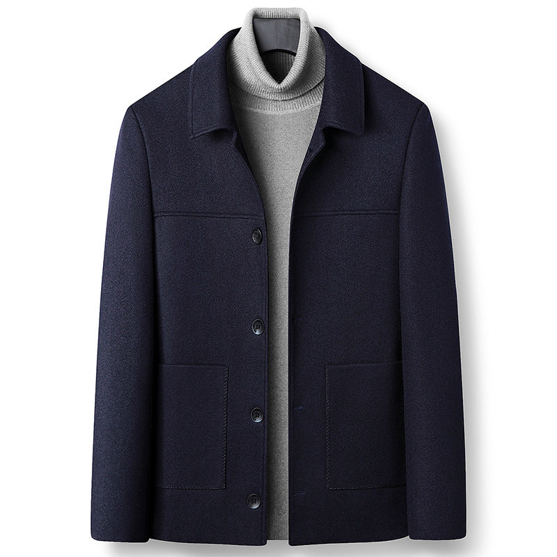 Wool Jacket Men's Woolen Coat